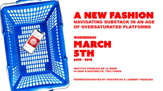 IFM BDE invites you : A New Fashion - Navigating Substack in an Age of Oversaturated Platforms 